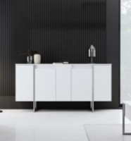 Dulăpior Trendy Luxe White/Silver 160x80x35cm GTR006254 imaginea #1 — magazin online Desire.md