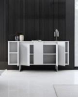 Dulăpior Trendy Luxe White/Silver 160x80x35cm GTR006254 imaginea #2 — magazin online Desire.md