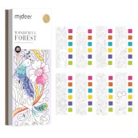 Carte de colorat pentru copii Mideer Wonderful Forest (MD4194)