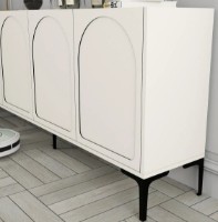 Dulăpior Trendy Lyon 79 Cream/Black 180x79x35cm GTR006261 imaginea #3 — magazin online Desire.md