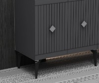 Dulăpior Trendy Midas Anthracit/Silver 150x79x40cm GTR006211 imaginea #2 — magazin online Desire.md