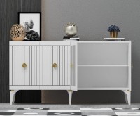 Dulăpior Trendy Midas White/Gold 150x79x40cm GTR006285 imaginea #3 — magazin online Desire.md