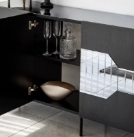 Dulăpior Trendy Milano Black/Smoke 180x80x40cm GTR001214 imaginea #2 — magazin online Desire.md