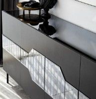 Dulăpior Trendy Milano Black/Smoke 180x80x40cm GTR001214 imaginea #3 — magazin online Desire.md