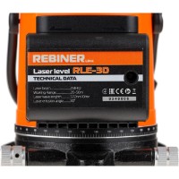 Лазерный нивелир Rebiner RLE-3D фото №6 — интернет-магазин Desire.md