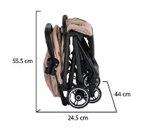 Carucior Moni Airwalk Cabin Size Cloud Pink imaginea #4 — magazin online Desire.md