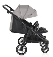 Carucior Moni TwinGo Silver imaginea #2 — magazin online Desire.md