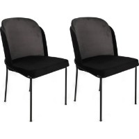 Комплект для столовой Trendy Dore 150 Black/Grey 86x55x54cm GTR006806 4pcs