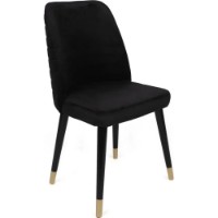 Scaun Trendy Hugo 366 Black/Gold 90x50x49cm GTR006898 2pcs imaginea #4 — magazin online Desire.md