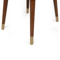 Scaun Trendy Hugo 381 Anthracit/Walnut/Gold 90x50x49cm GTR006900 2pcs imaginea #2 — magazin online Desire.md