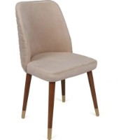Scaun Trendy Hugo 387 Cream/Walnut/Gold 90x50x49cm GTR006903 2pcs imaginea #2 — magazin online Desire.md