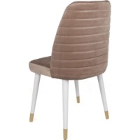Scaun Trendy Hugo 404 Beige/White/Gold 90x50x49cm GTR006905 2pcs imaginea #2 — magazin online Desire.md
