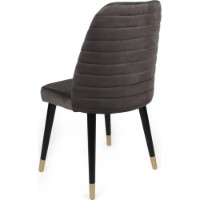 Scaun Trendy Hugo 361 Anthracit/Black/Gold 90x50x49cm GTR006821 4pcs imaginea #4 — magazin online Desire.md