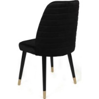 Scaun Trendy Hugo 366 Black/Gold 90x50x49cm GTR006823 4pcs imaginea #2 — magazin online Desire.md