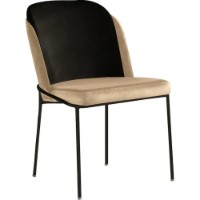 Scaun Trendy DR 145 Beige/Black 86x55x54cm GTR006939 4pcs imaginea #6 — magazin online Desire.md