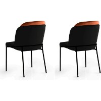 Scaun Trendy DR 147 Black/Bronze 86x55x54cm GTR006937 4pcs imaginea #2 — magazin online Desire.md