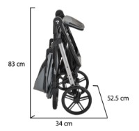 Carucior Cangaroo Ace Frost Gray imaginea #8 — magazin online Desire.md