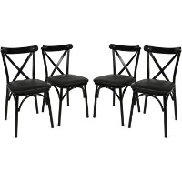 Scaun Trendy Ekol 1331 Black 84x42x42cm GTR006777 4pcs imaginea #4 — magazin online Desire.md