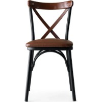 Scaun Trendy Ekol 1332 Brown/Black 84x42x42cm GTR006740 4pcs imaginea #2 — magazin online Desire.md