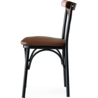 Scaun Trendy Ekol 1332 Brown/Black 84x42x42cm GTR006740 4pcs imaginea #4 — magazin online Desire.md