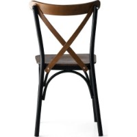 Комплект для столовой Trendy Ekol 261 Walnut/Black 84x42x41cm GTR006733 4pcs фото №6 — интернет-магазин Desire.md