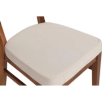 Scaun Trendy Elma 760 Beige/Walnut 85x43x40cm GTR006762 2pcs imaginea #3 — magazin online Desire.md