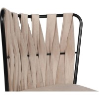 Scaun Trendy Kusakli 221 Black/Cream 82x43x43cm GTR006910 2pcs imaginea #2 — magazin online Desire.md