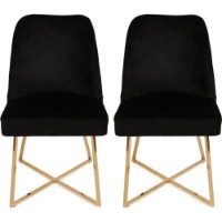 Scaun Trendy Madrid 911 Black/Grey/Gold 87x48x48cm GTR006764 2pcs imaginea #5 — magazin online Desire.md