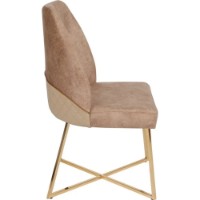 Scaun Trendy Madrid 913 Light Brown/Beige/Gold 87x48x48cm GTR006765 2pcs imaginea #7 — magazin online Desire.md