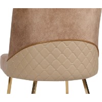 Scaun Trendy Madrid 913 Light Brown/Beige/Gold 87x48x48cm GTR006765 2pcs imaginea #3 — magazin online Desire.md