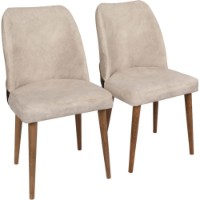 Комплект для столовой Trendy Nova 071 Cream/Black/Walnut 90x49x43cm GTR006767 2pcs