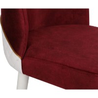 Комплект для столовой Trendy Nova 081 Burgundy Red/White 90x49x43cm GTR006768 2pcs фото №2 — интернет-магазин Desire.md