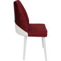 Scaun Trendy Nova 081 Burgundy Red/White 90x49x43cm GTR006782 4pcs imaginea #7 — magazin online Desire.md
