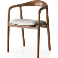 Scaun Trendy PA 027 Walnut/Light Grey 77x52x51cm GTR006930 imaginea #1 — magazin online Desire.md