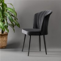 Scaun Trendy Rubi Black 85x52x42cm GTR005805 2pcs imaginea #2 — magazin online Desire.md