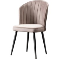 Scaun Trendy Rubi Cappuccino/Black 85x52x42cm GTR005806 2pcs imaginea #4 — magazin online Desire.md