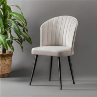 Scaun Trendy Rubi Cream/Black 85x52x42cm GTR005807 2pcs