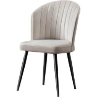 Scaun Trendy Rubi Cream/Black 85x52x42cm GTR005807 2pcs imaginea #3 — magazin online Desire.md