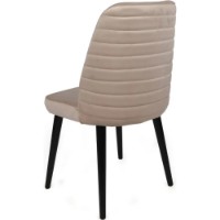 Scaun Trendy Tutku 306 Cream/Black 90x50x49cm GTR006914 2pcs imaginea #4 — magazin online Desire.md