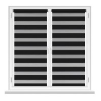 Rolete textile Msrolls Day Night Madrid B/O 730 Dark Anthracite 0.60x1.70m imaginea #2 — magazin online Desire.md