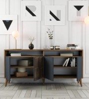 Dulăpior Trendy Milan 160 Walnut/Anthracit 160x78x35cm GTR001168 imaginea #3 — magazin online Desire.md