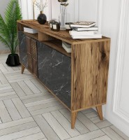 Dulăpior Trendy Milan 160 Walnut/Black Marble 160x78x35cm GTR001169 imaginea #2 — magazin online Desire.md