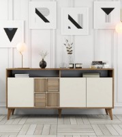 Dulăpior Trendy Milan 160 Walnut/Cream 160x78x35cm GTR001170 imaginea #1 — magazin online Desire.md