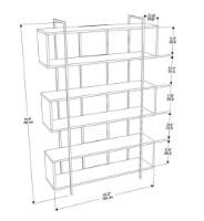 Etajeră Trendy Bruti Green/Gold 120x180x29.6cm GTR006066 imaginea #3 — magazin online Desire.md