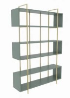 Etajeră Trendy Bruti Green/Gold 120x180x29.6cm GTR006066 imaginea #5 — magazin online Desire.md