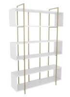 Etajeră Trendy Bruti White/Gold 120x180x29.6cm GTR006067 imaginea #4 — magazin online Desire.md
