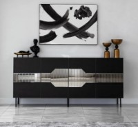 Dulăpior Trendy Milano Black/Smoke 180x80x40cm GTR001214 imaginea #1 — magazin online Desire.md