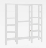 Etajeră Trendy City White 161x180x34cm GTR005844 imaginea #3 — magazin online Desire.md