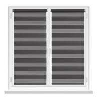 Rolete textile Msrolls Day Night Natural V12 Anthracite 0.85x1.70m imaginea #3 — magazin online Desire.md