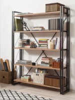 Etajeră Trendy Cosmo Fix Black/Pin Atlantic 180x130x35cm GTR000544